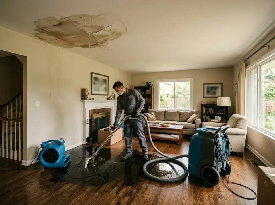 attic-pipe-burst-ceiling-drip-008 — frequently asked questions, Water Damage Restoration & Carpet Care in Munford, TN